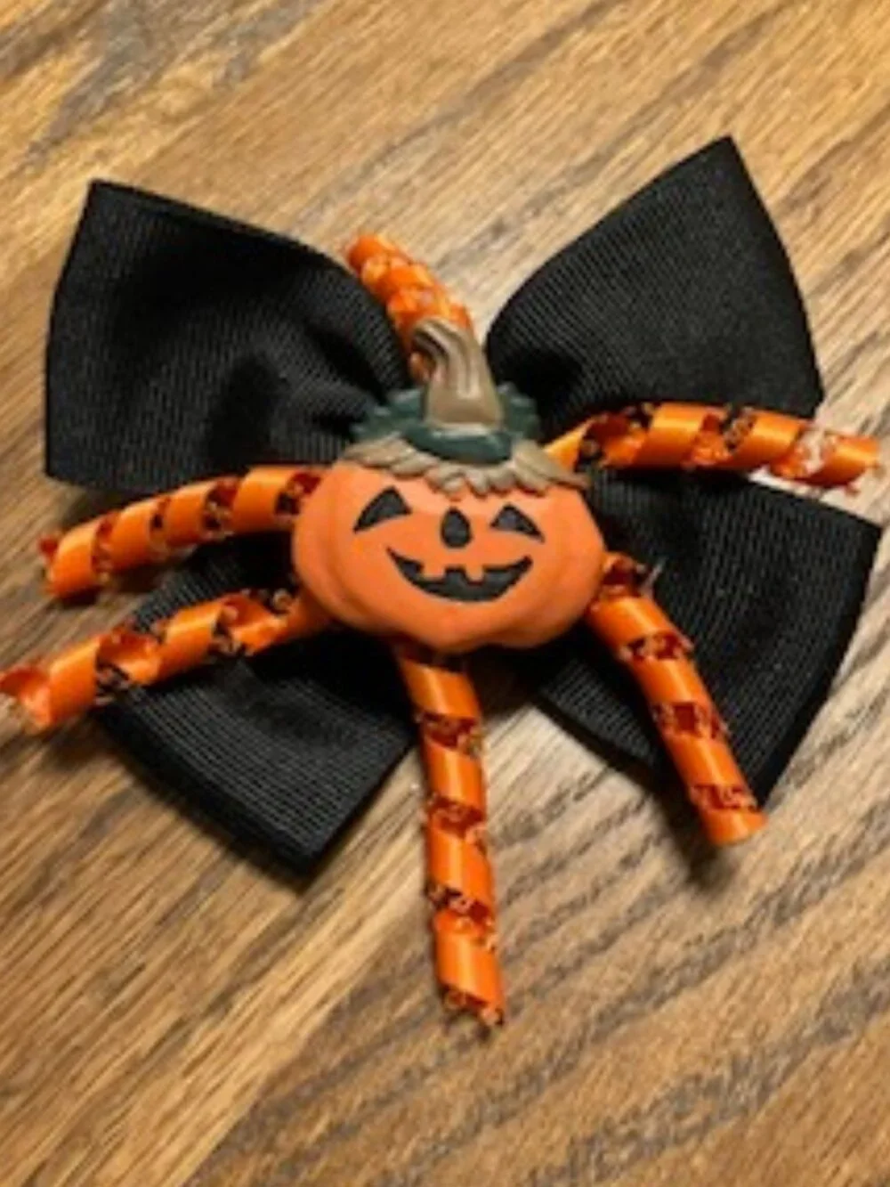 Vintage Halloween Hair Bow